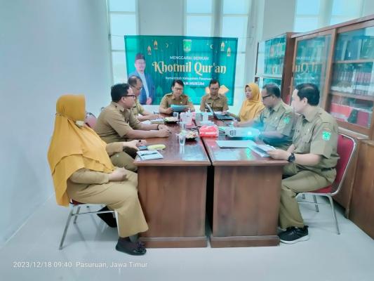 Rapat Pengembangan Pengelolaan Jaringan Dokumentasi dan Informasi Hukum (JDIH) Kabupaten Pasuruan