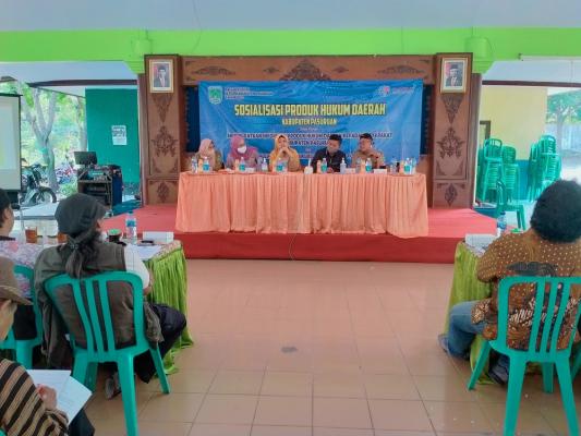SOSIALISASI PRODUK HUKUM DAERAH
