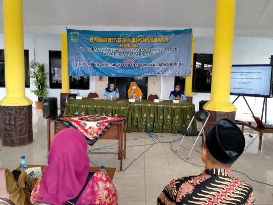 PEMBINAAN DESA/KELURAHAN BINAAN SADAR HUKUM