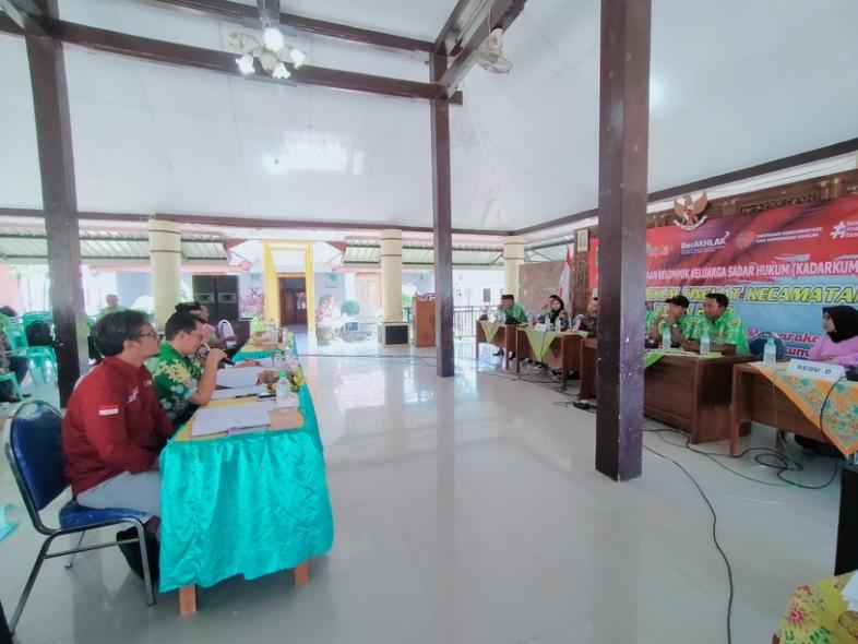 Lomba Keluarga Sadar Hukum (Kadarkum) Tingkat Kecamatan Tahun 2023, Pendopo Kantor Kecamatan Nguling Kabupaten Pasuruan, Kamis 27 Juli 2023